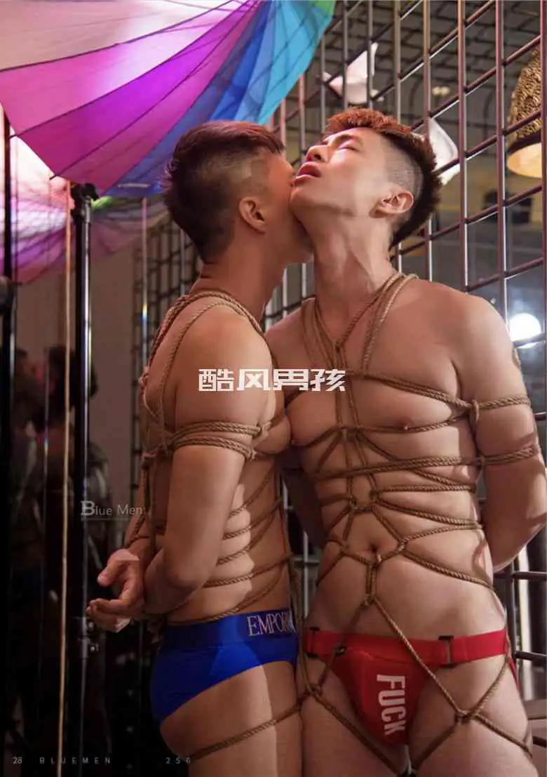 BLUEMEN 蓝男色 NO.256 綑绑调教鲜肉型男-高晓扬 | 写真+视频